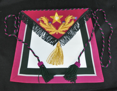 Royal Order of Scotland Apron - Substitute Grand Master - Click Image to Close